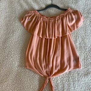 Express Woman's Size Small Coral Flowy Top